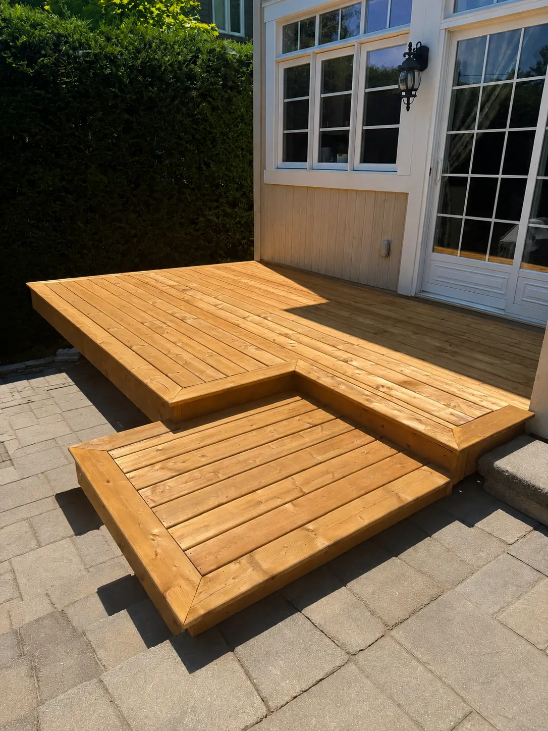 Reconstruction complète d'un patio en bois