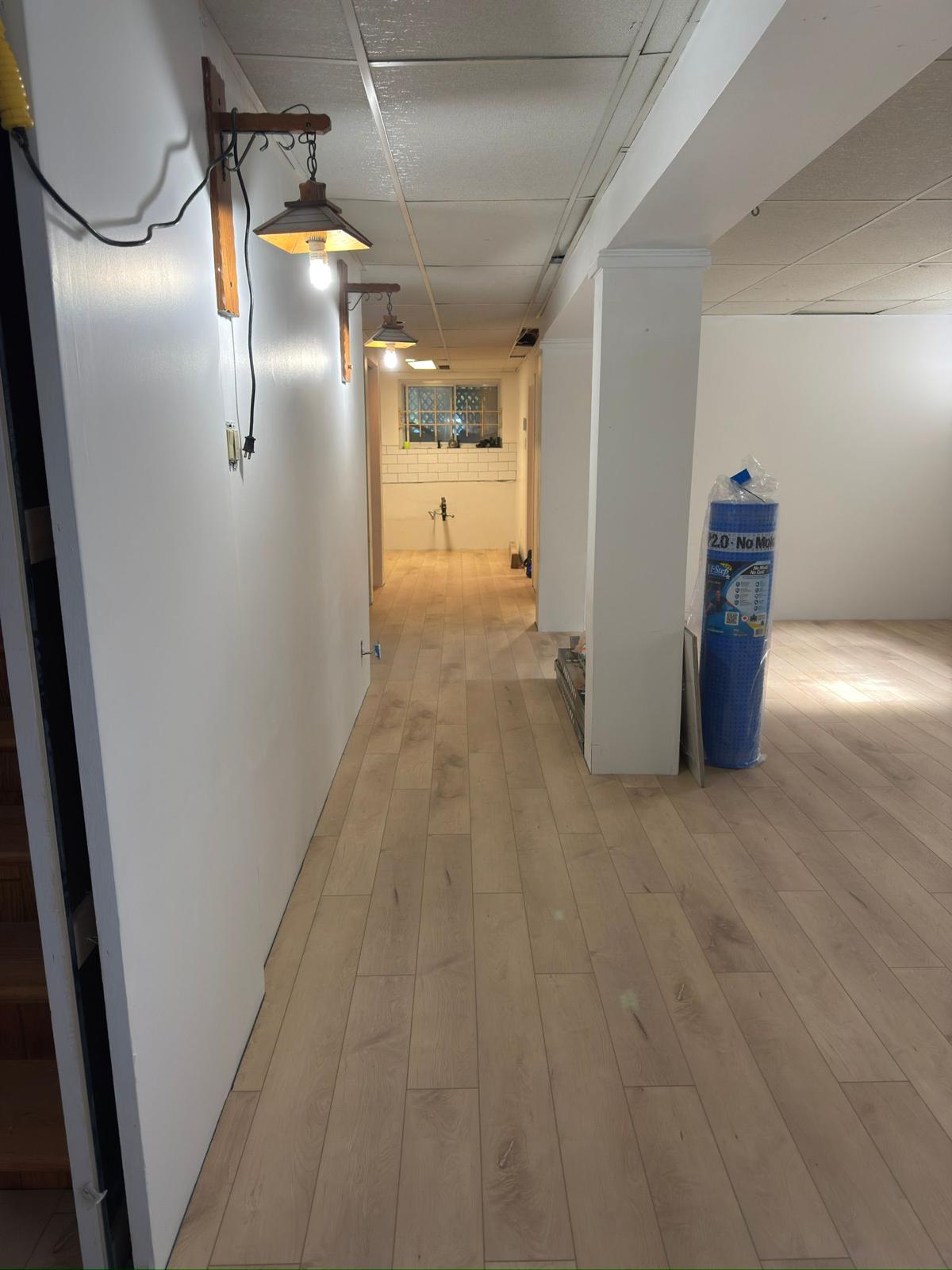 Rénovation complète d'un sous-sol